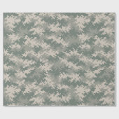 Cadeau Papier d'emballage de camouflage de Digitals (Plat)