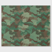 Cadeau papier d'emballage de camouflage militaire (Plat)