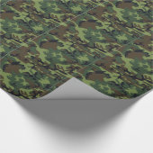 Cadeau Papier d'emballage de camouflage vert (Coin)