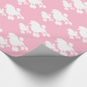 Cadeau Papier d'emballage de caniche rose (Coin)