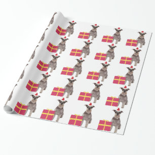 Cadeau Papier d'emballage de casquette de Père Noël de