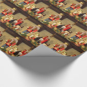 Cadeau Papier d'emballage de casse-noix de Noël (Coin)