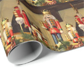 Cadeau Papier d'emballage de casse-noix de Noël (Coin rond)