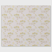 Cadeau Papier d'emballage de champignons (Plat)