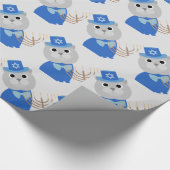 Cadeau Papier d'emballage de chat de Hanoukka (Coin)