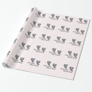 Cadeau Papier d'emballage de chat de Kitty