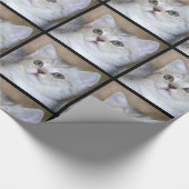 Cadeau Papier d'emballage de chat gris (Coin)
