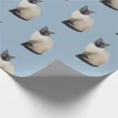 Cadeau Papier d'emballage de chat siamois (Coin)