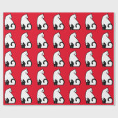 Cadeau Papier d'emballage de chats (Plat)