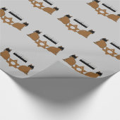 Cadeau Papier d'emballage de chats de Chanukah (Coin)