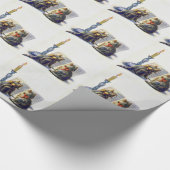 Cadeau Papier d'emballage de chats vintages (Coin)