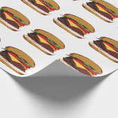 Cadeau Papier d'emballage de cheeseburger délicieux (Coin)