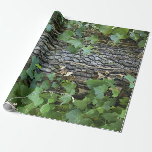 Cadeau Papier d'emballage de chêne et de lierre