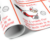 Cadeau Papier d'emballage de cher Noël de Père Noël de (Coin rond)