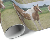 Cadeau Papier d'emballage de cheval (Coin rond)