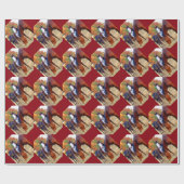 Cadeau Papier d'emballage de cheval (Plat)