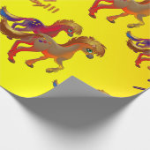 Cadeau Papier d'emballage de cheval d'anniversaire (Coin)