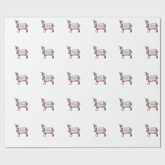Cadeau Papier d'emballage de chèvre (Couture)