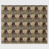 Cadeau Papier d'emballage de chèvres adorables (Plat)