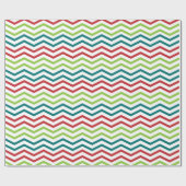 Cadeau Papier d'emballage de Chevron de vacances (Plat)