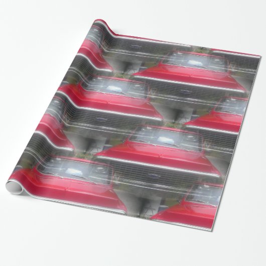 Cadeau papier d'emballage de Chevy du ` 72 (Déroulé)