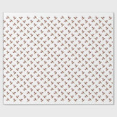 Cadeau Papier d'emballage de chiwawa de vacances (Plat)