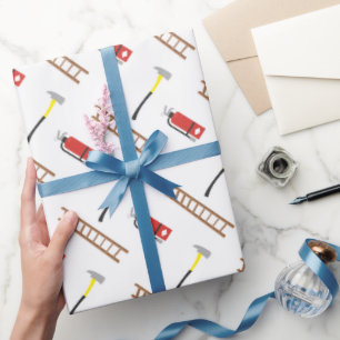 Cadeau Papier d'emballage de choses de pompier