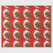Cadeau Papier d'emballage de cochon d'Inde (Plat)