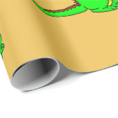 Cadeau Papier d'emballage de conception d'alligator (Coin rond)