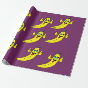 Cadeau Papier d'emballage de conception de banane