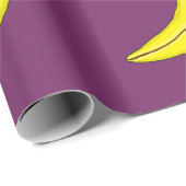 Cadeau Papier d'emballage de conception de banane (Coin rond)