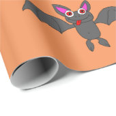 Cadeau Papier d'emballage de conception de batte (Coin rond)