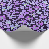 Cadeau Papier d'emballage de conception de fleur d'aquare (Coin)