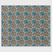 Cadeau Papier d'emballage de conception de mandala de (Plat)