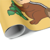 Cadeau Papier d'emballage de conception de tamia (Coin rond)