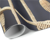 Cadeau Papier d'emballage de conception faite main de (Coin rond)