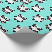 Cadeau Papier d'emballage de conception mignonne de panda (Coin)