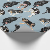 Cadeau Papier d'emballage de Coonhound de Bluetick (Coin)