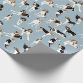 Cadeau Papier d'emballage de Coonhound de marcheur (Coin)