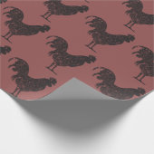 Cadeau papier d'emballage de coq de Cru-style (Coin)