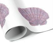 Cadeau Papier d'emballage de coquillage (Coin rond)