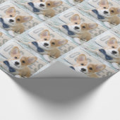 Cadeau papier d'emballage de corgi (Coin)