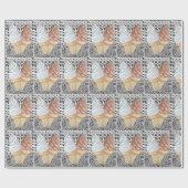 Cadeau Papier d'emballage de cornet de crème glacée (Plat)