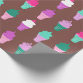 Cadeau Papier d'emballage de cornets de crème glacée (Coin)