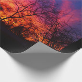 Cadeau Papier d'emballage de coucher du soleil ardent (Coin)