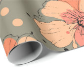 CADEAU PAPIER D'EMBALLAGE DE COULEUR D'AUTOMNE (Coin rond)