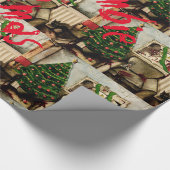 Cadeau Papier d'emballage de couleur de Noël de zombi (Coin)