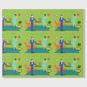 Cadeau Papier d'emballage de couples modernes de la (Plat)