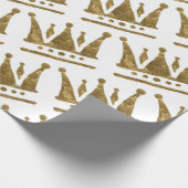 Cadeau Papier d'emballage de couronne d'or (Coin)