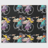 Cadeau Papier d'emballage de course de fauteuil roulant (Plat)